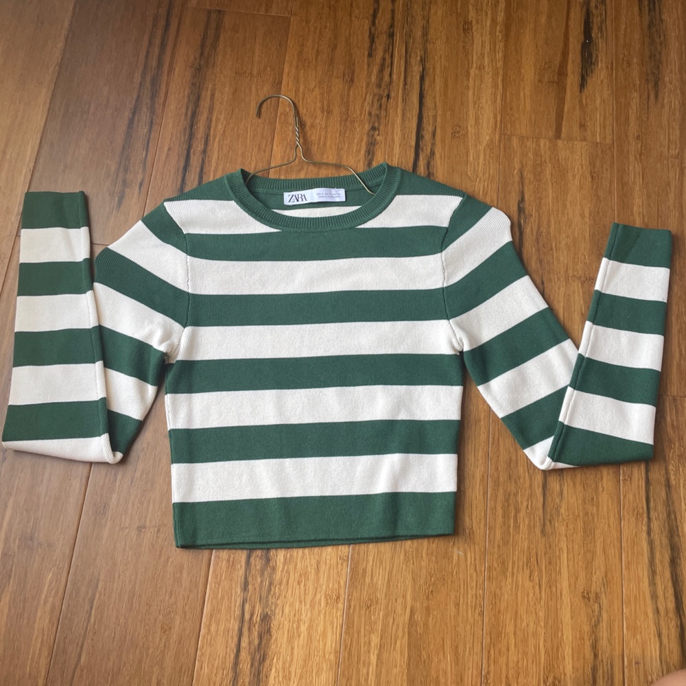 Zara stripped long sleeve